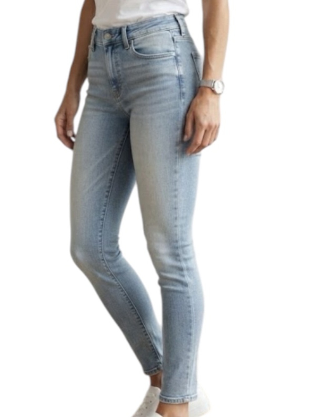 KENSIE Capsule Wardrobe Light Wash Denim Skinny Jeans Size 8